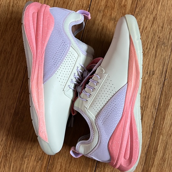 NEW CLOVE Sneakers bone/Pink/Lilac sz 10 Women/8.5 Mens - Picture 6 of 8